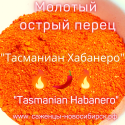 Перец острый молотый "Тасманиан Хабанеро (Tasmanian Habanero)" 20 граммов